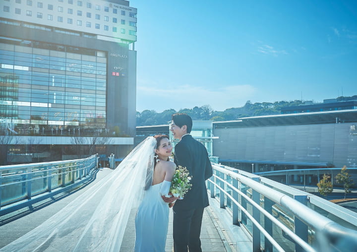 熊本県唯一の駅直結式場